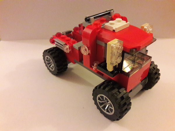 lego red truck