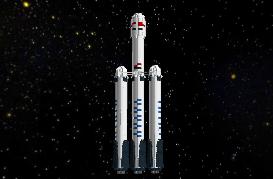 Lego falcon heavy sale