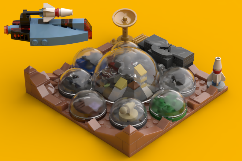 Lego mars sales city