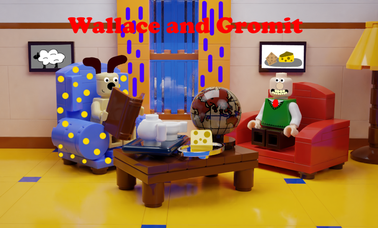 Lego Ideas Wallace And Gromits Living Room