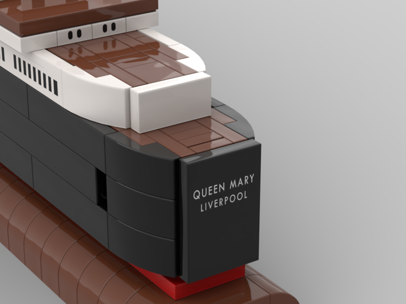 Queen Mary 2 Aus Lego Garfieldviaur Flickr