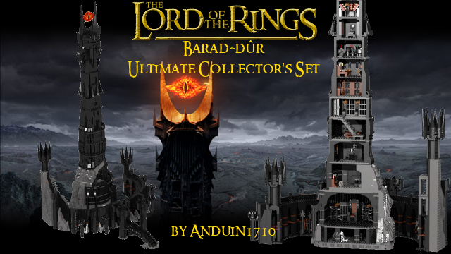 Lego lord of the rings store sauron's tower