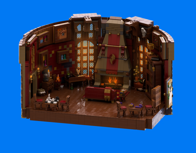 fritaget Arbejdskraft jordskælv LEGO IDEAS - Magical Builds of the Wizarding World - Hogwarts Gryffindor  Common Room