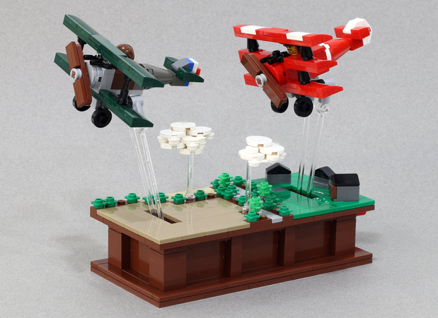 mini lego airplane