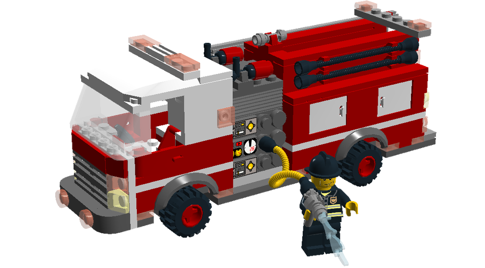 Fire truck lego new arrivals