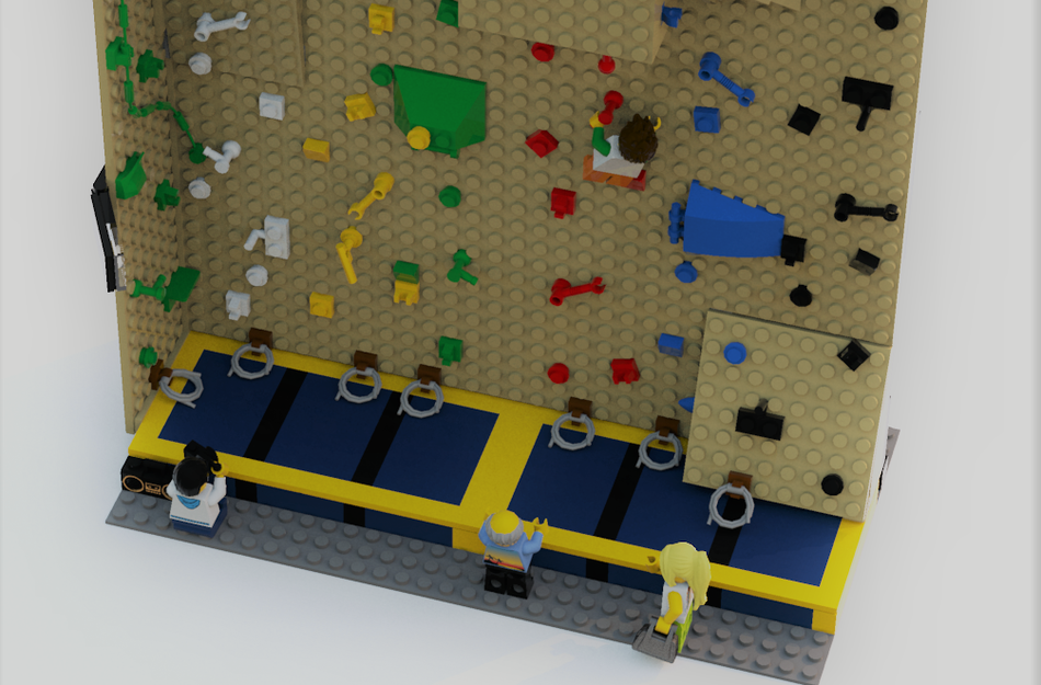 Lego 2024 climbing wall