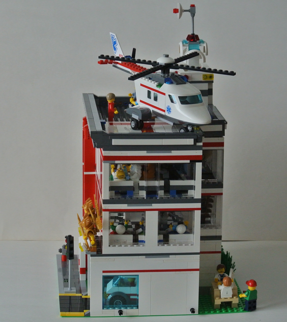 Lego cheap hospital helicopter