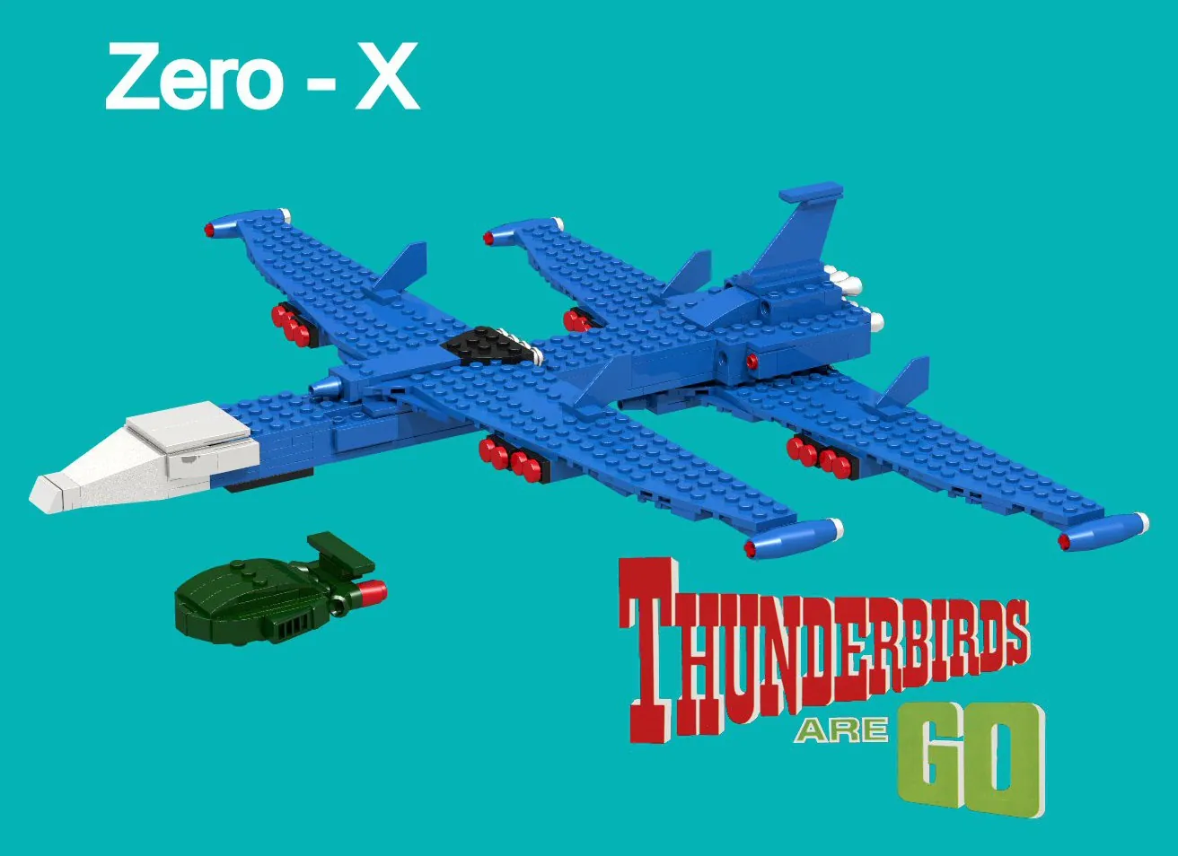 航空機・ヘリコプター THUNDERBIRDS ZERO-X FLYING TYPE 1/144 Thunderbirds Zero-X Flying Type (Plastic model