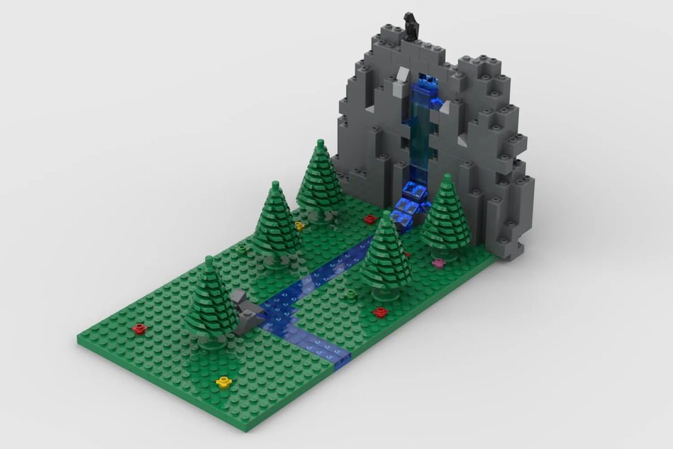 Lego mountain building discount techniques