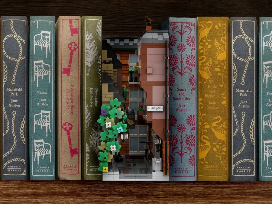 Lego store book stand