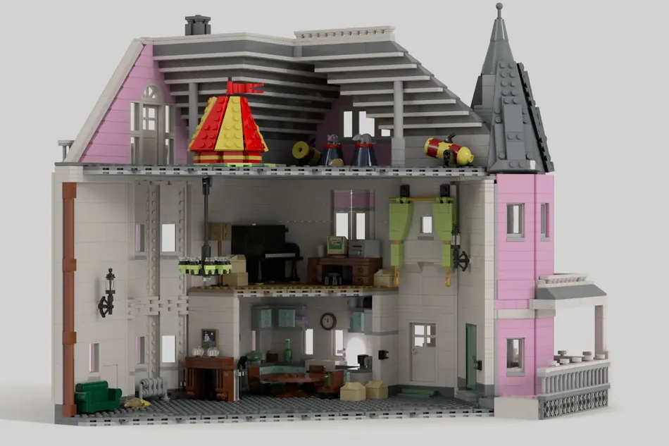 LEGO Ideas The Pink Palace Apartment from Coraline Achieves 10 000