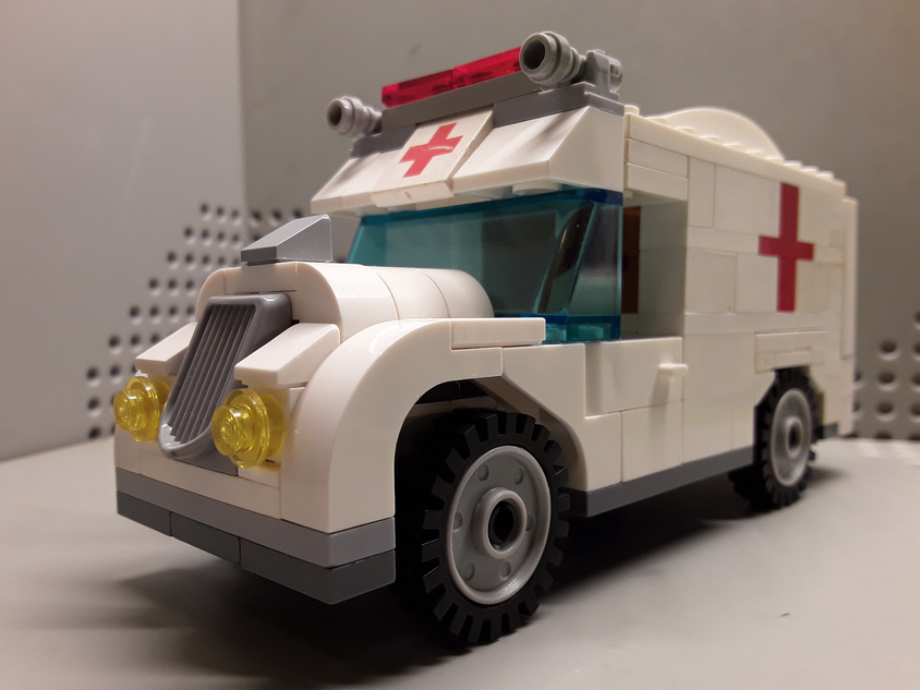 How to make a sales lego ambulance