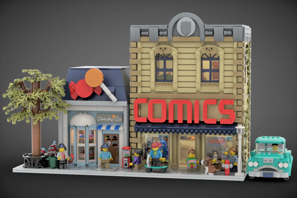 Lego best sale candy store