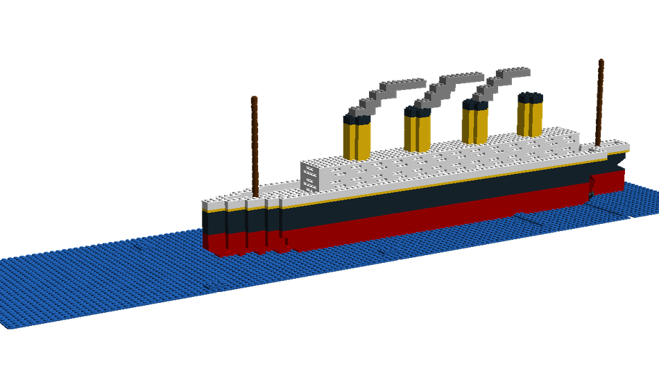 LEGO IDEAS Sort of Mini Titanic