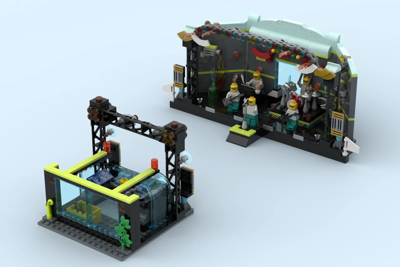 Rock Band Set: Mysterious Noise Live on Stage | LEGO® Ideas