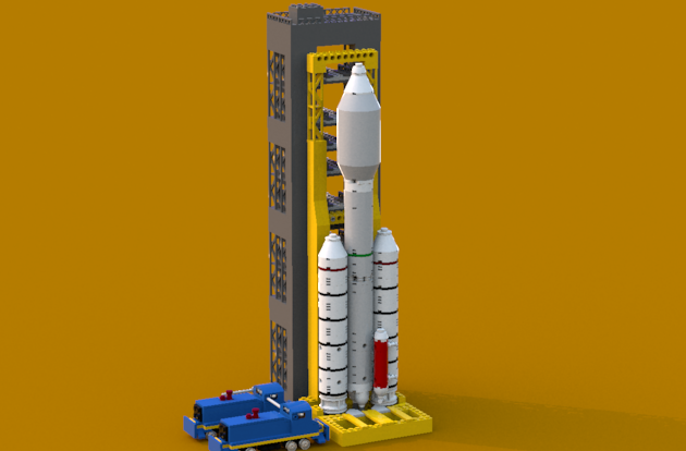 Lego ideas saturn v launch online tower