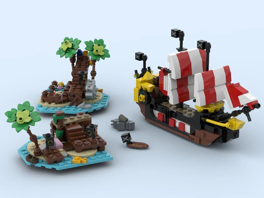 Lego best sale micro boat