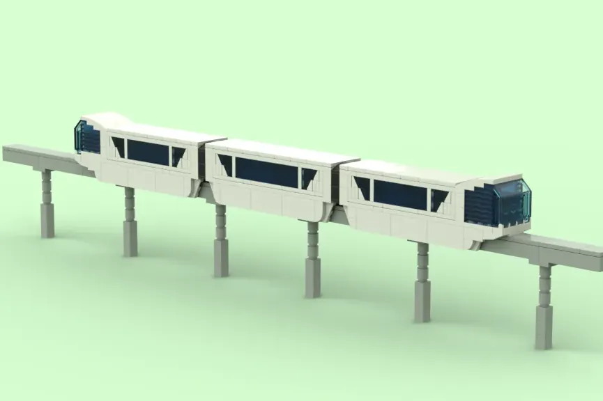 Lego monorail sales train