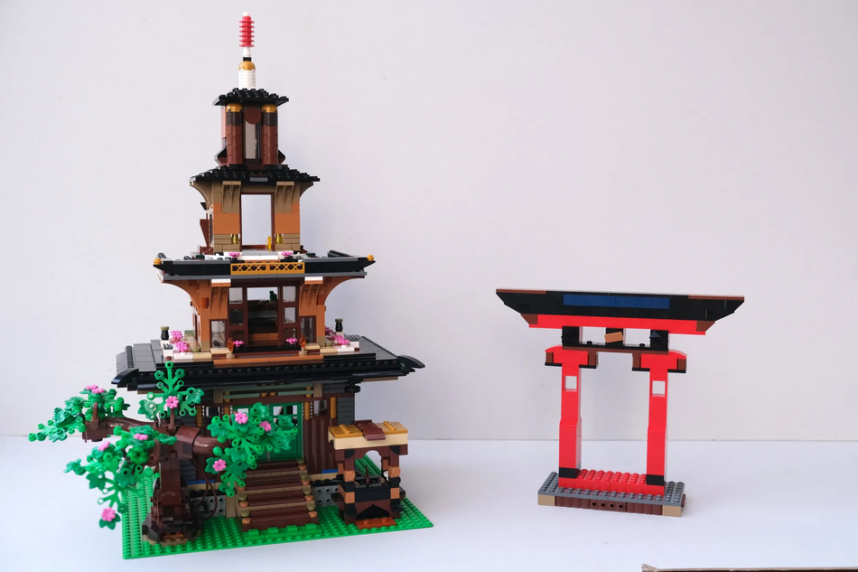 Lego temple discount