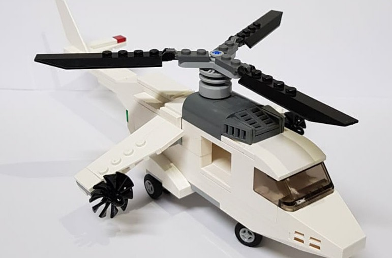 Lego helicopter easy sale