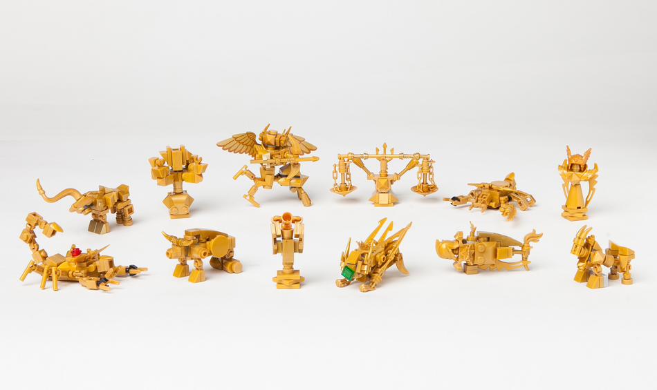 LEGO IDEAS Saint Seiya Gold Cloth Totem Knights of the Zodiac