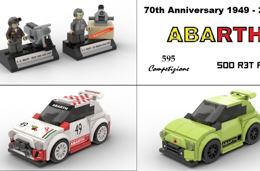 Fiat 500 2025 abarth lego