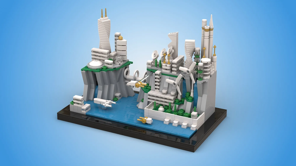 Lego futuristic sale city