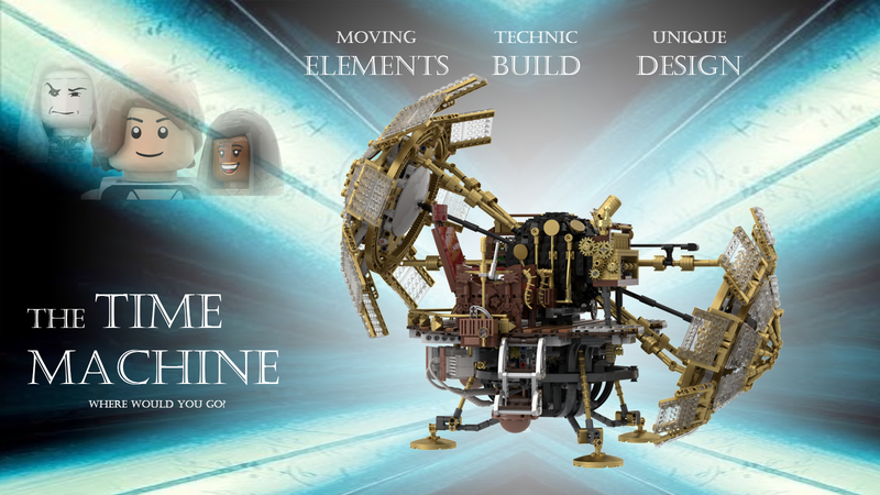 Lego Ideas The Time Machine 2002 Technic Build