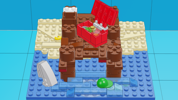 Fish best sale house lego