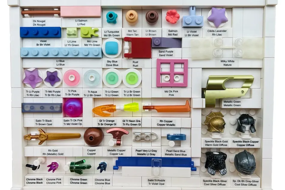 LEGO IDEAS - Lego Color Chart Cards