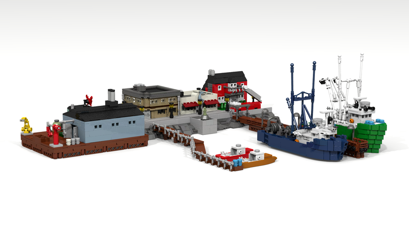 lego fishing village