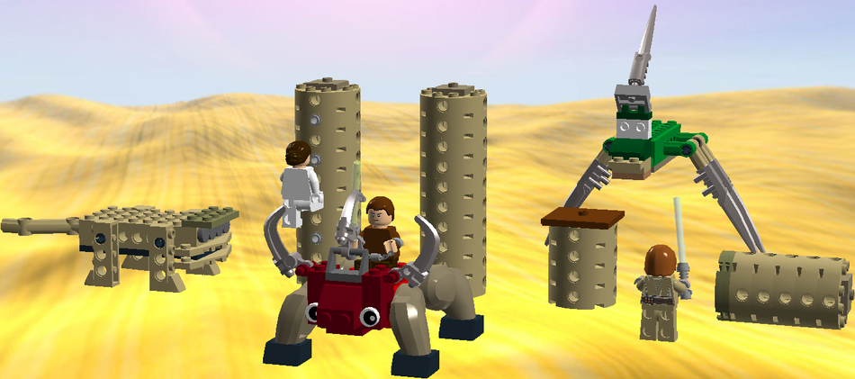 Lego battle best sale of geonosis