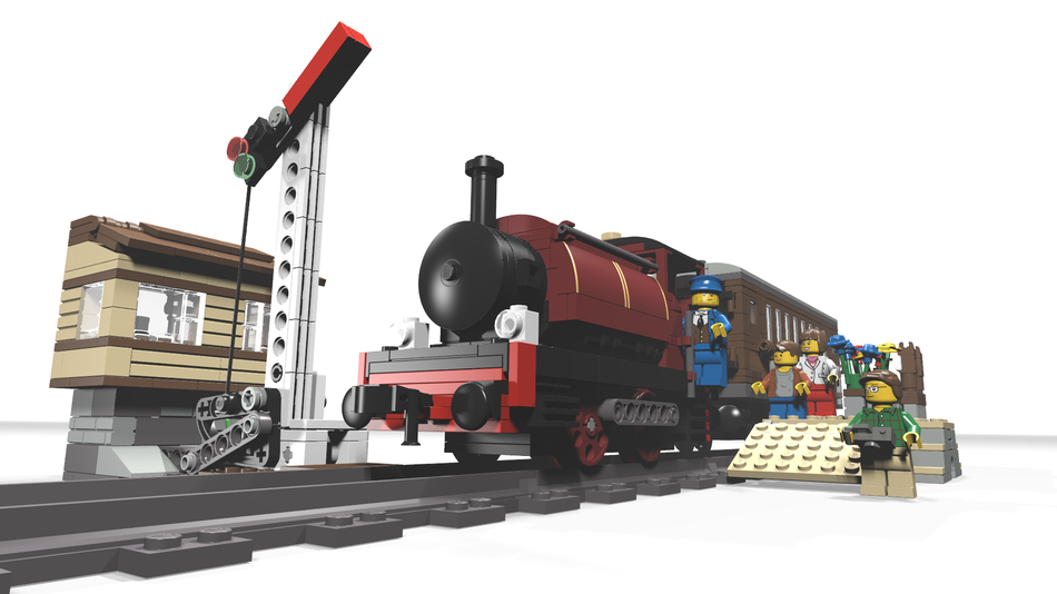 LEGO IDEAS Steam Rides Train Set