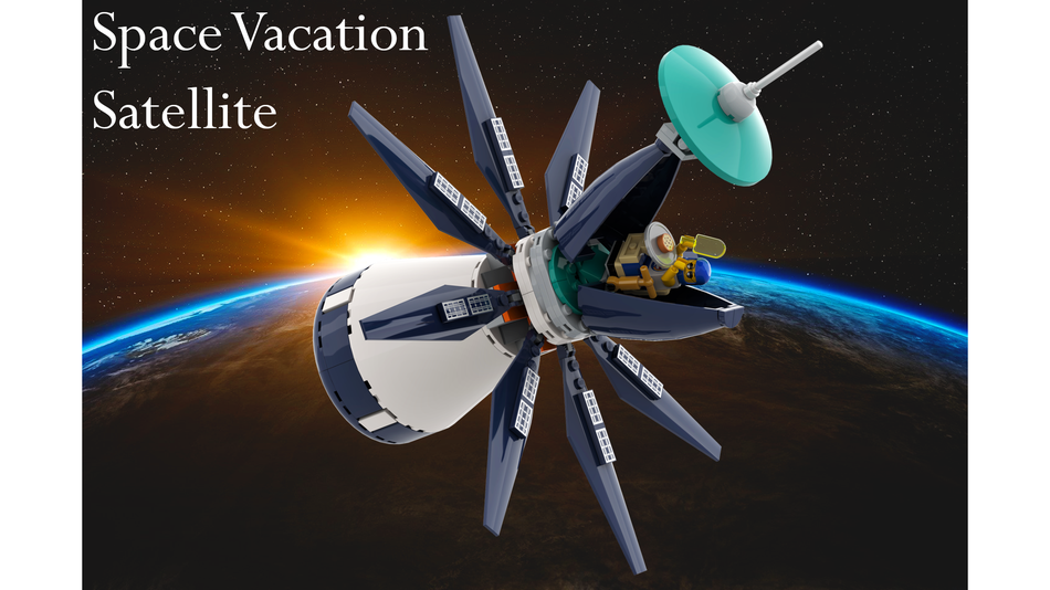 Lego best sale space satellite