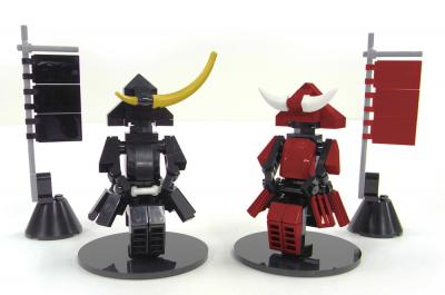 Lego Ideas 戦国武将 鎧兜飾り 小 Samurai Battle Gear Display Sets Small