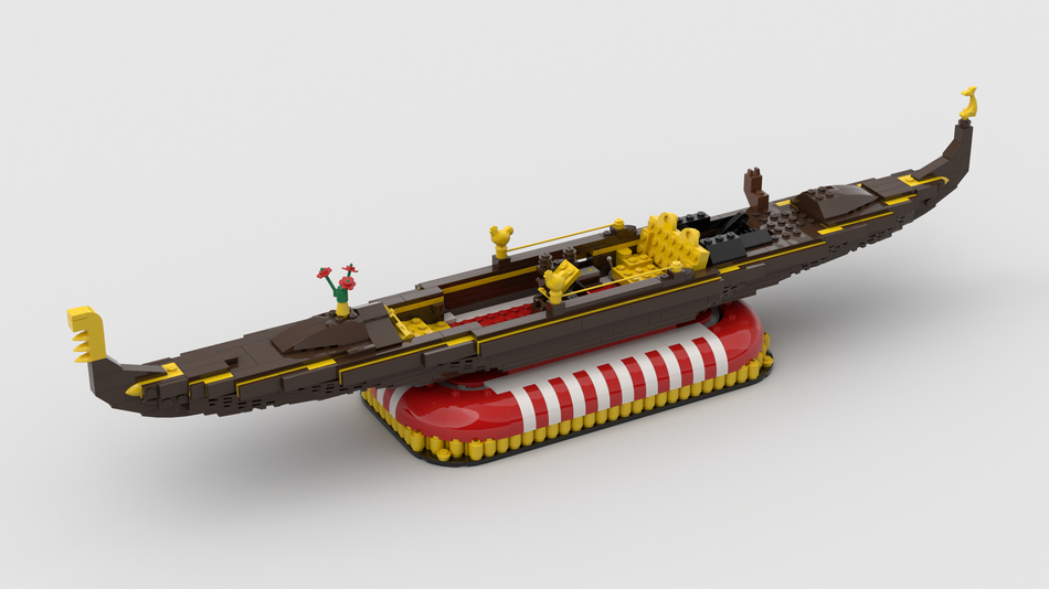 Lego store gondola boat