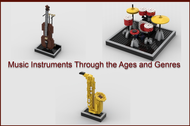 Lego discount musical instruments