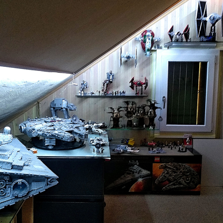 star wars lego display ideas