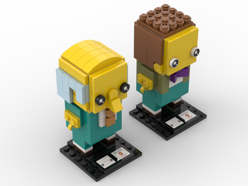 Lego simpsons hot sale brickheadz