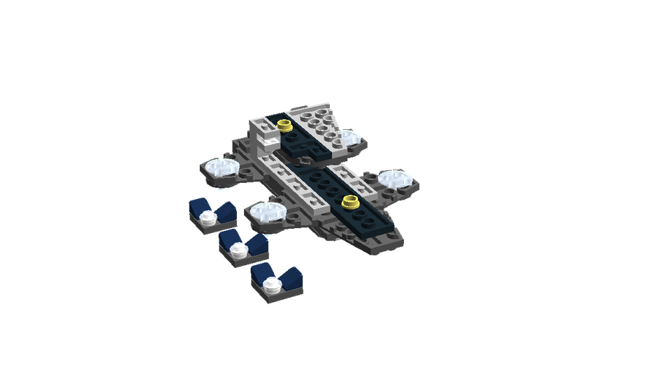 LEGO IDEAS Micro Helicarrier