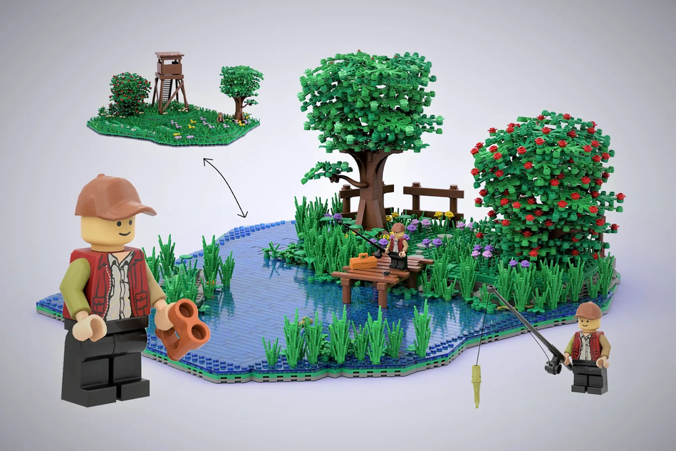 LEGO IDEAS - Fishing and Trekking