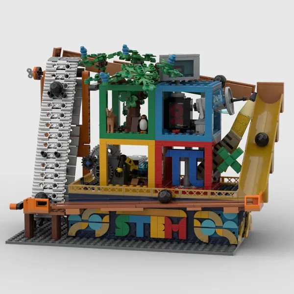 Playful elves run Assembly Theatre in LEGO Christmas window - Retail Focus  - Retail Design