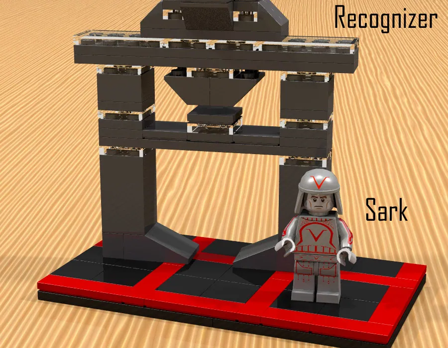 Tron Lightcycle - Arcade - Minifigure (Complete Set of Tron