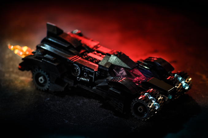 lego arkham batmobile