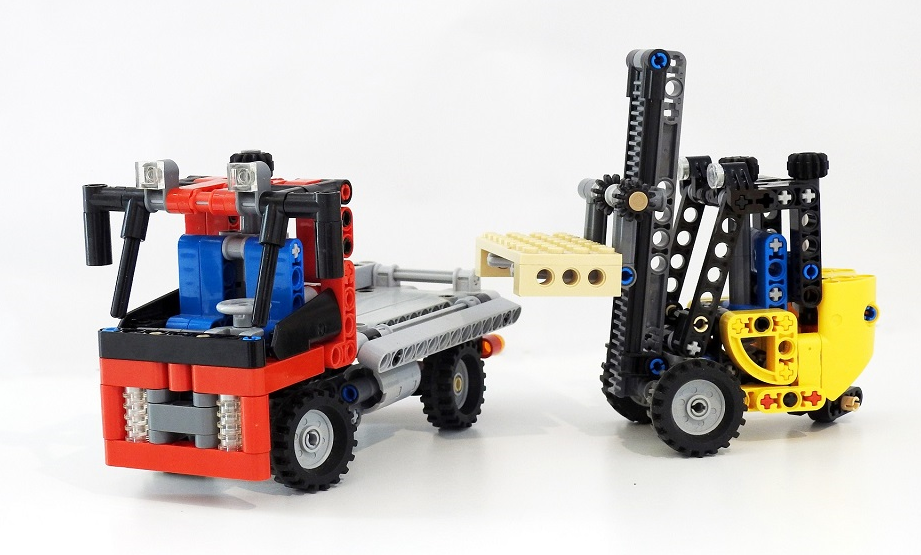 Lego sales forklift set