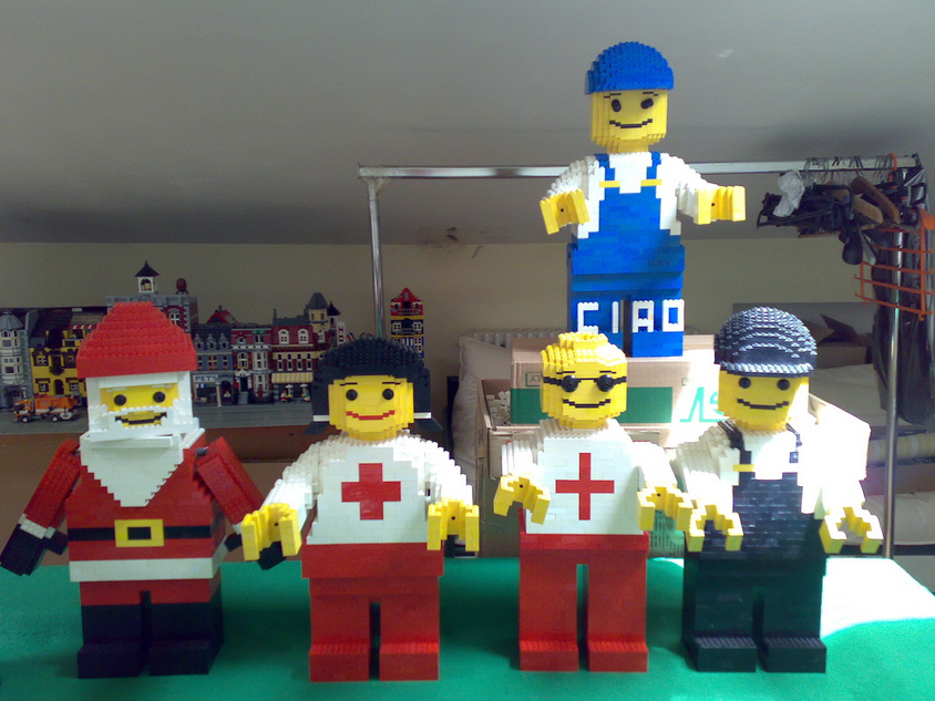 Customizable Giant Lego Minifig 