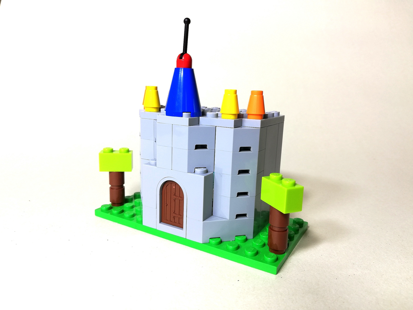 Simple lego castle sale