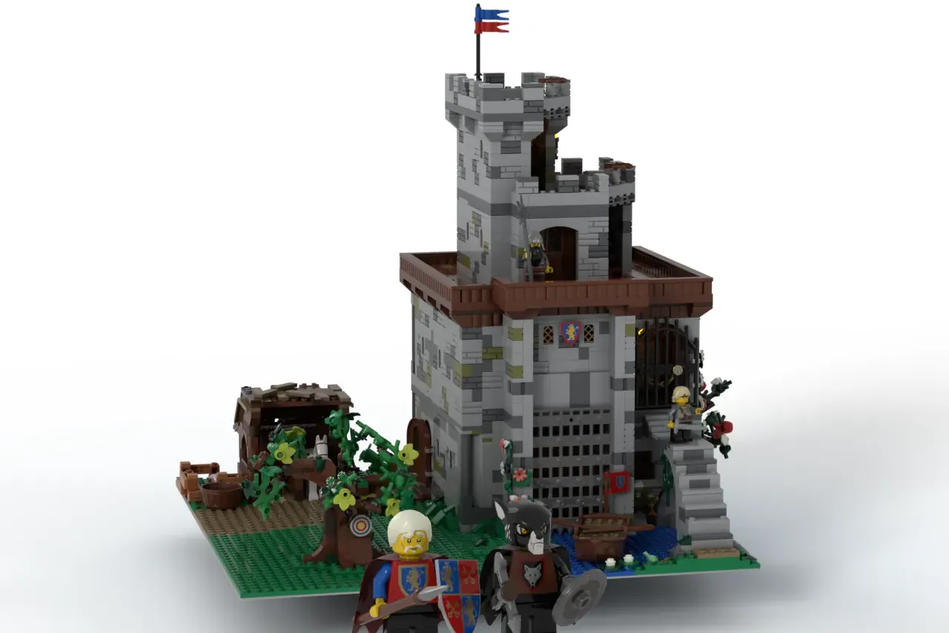 Lego ideas castle in best sale the forest