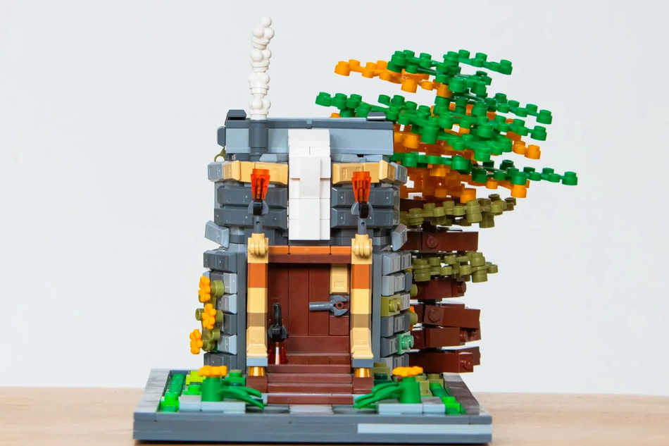 Castle in the online forest lego