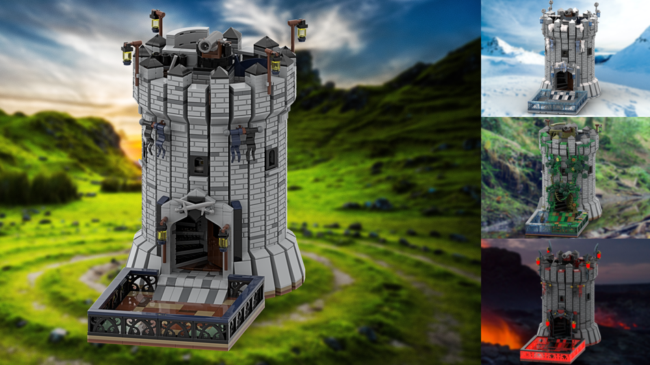 LEGO IDEAS - Tabletop Roleplaying Dice Tower & Alteration